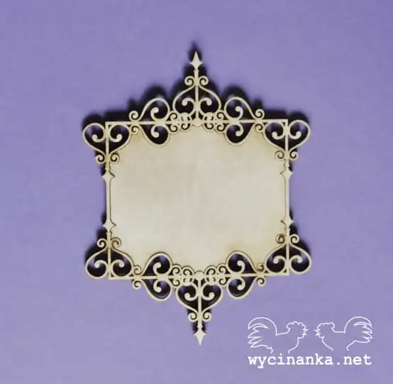 PARIS, PARIS ramka z szyldem wz.3, sklejka 3 mm
