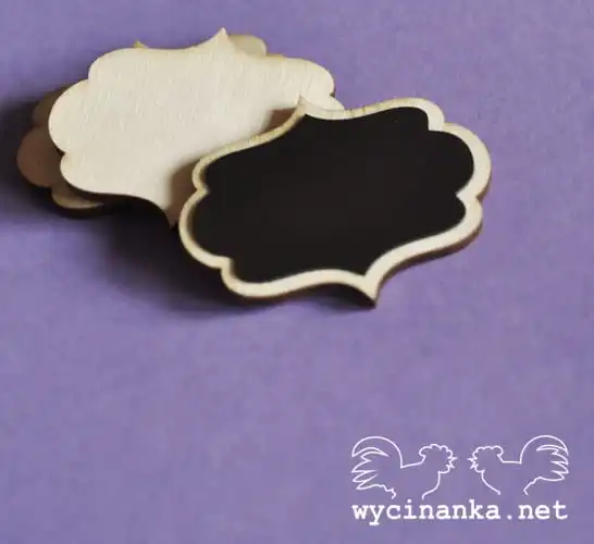 SIMPLE - szyldy z magnesem, wz.3, sklejka 3 mm