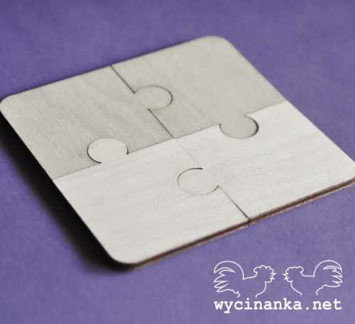 szyldy z magnesem - puzzle, sklejka 3 mm