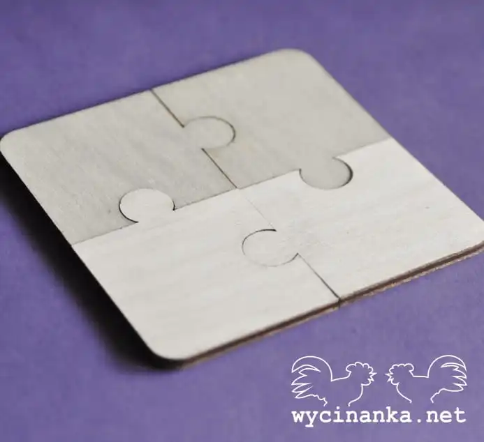 szyldy z magnesem - puzzle, sklejka 3 mm