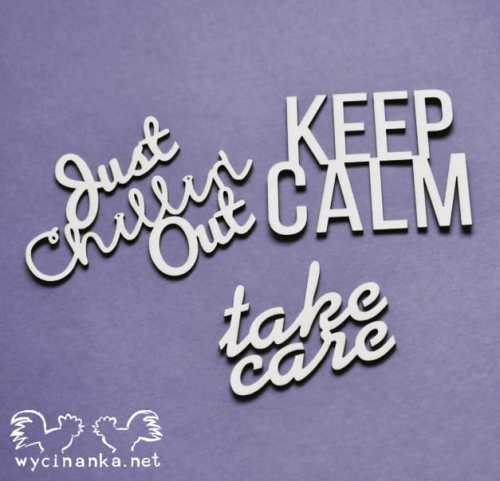 zestaw napisów "KEEP CALM"