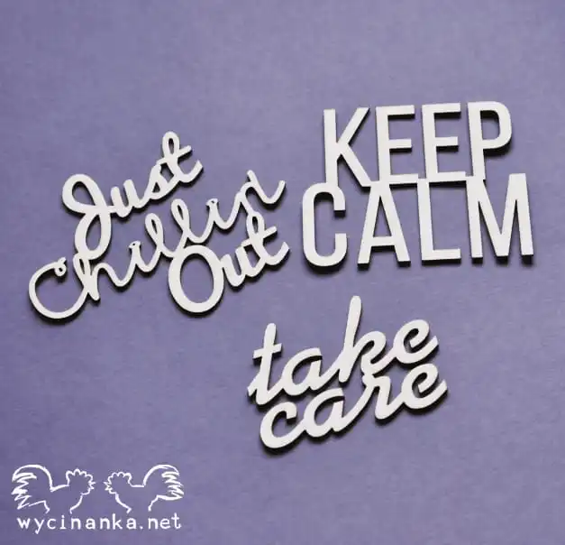 zestaw napisów "KEEP CALM"