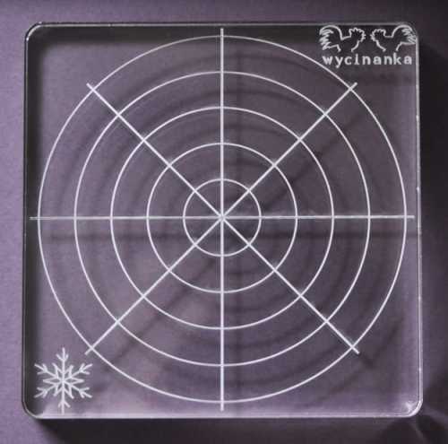 VERY MERRY - bloczek do mocowania stempli 11x11 cm