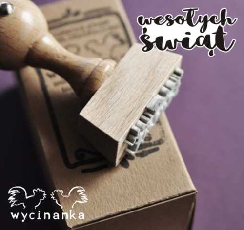 VERY MERRY - "wesołych świąt" , stempel na gryfie
