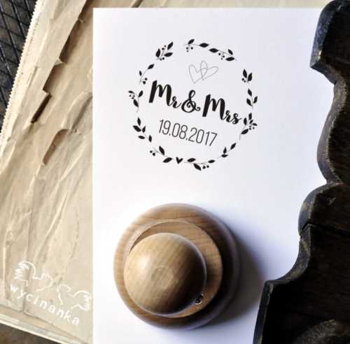 STEMPEL personalizowany, wzór 2, ⌀ 6 cm