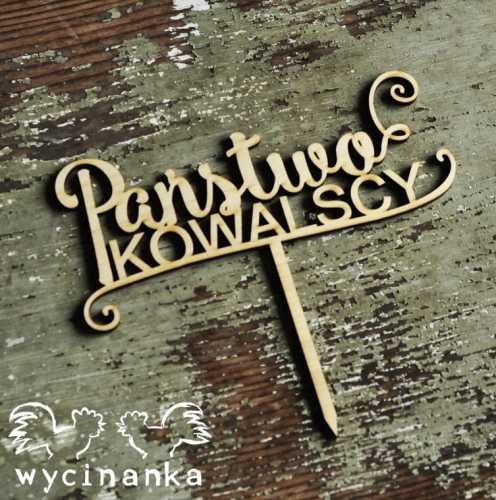 PERSONALIZOWANY topper na tort , wz.7, sklejka 3mm