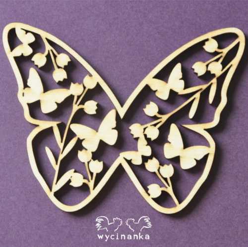 MOTYLE - motyl, sklejka 3 mm