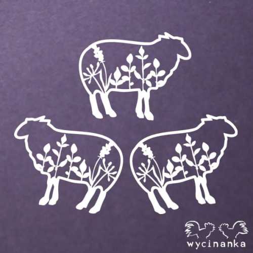 WIELKANOC 2019 - baranki, 3 szt.