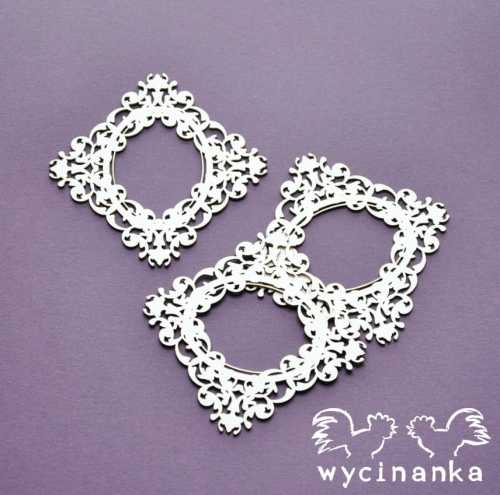 A LITTLE BIT  OF SWIRLS - ramki wz.7, 3 szt.