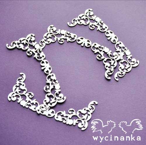 A LITTLE BIT  OF SWIRLS - dekor wz.1,  4 szt.