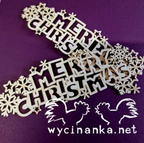 MERRY LITTLE CHRISTMAS - 5984 Bordery Merry Christmas - 2 sztuki