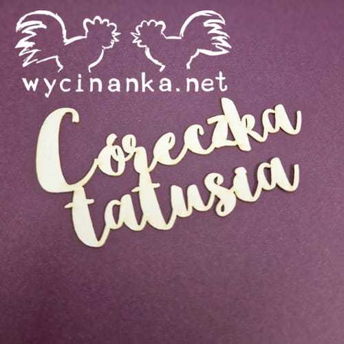 PICTURE PERFECT - 6002 Napis Córeczka tatusia