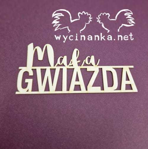 PICTURE PERFECT - 6006 Napis Mała gwiazda