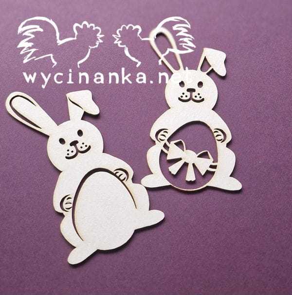 EASTER 2025 - 6019 Zestaw zajączków wielkanocnych - 2 sztuki