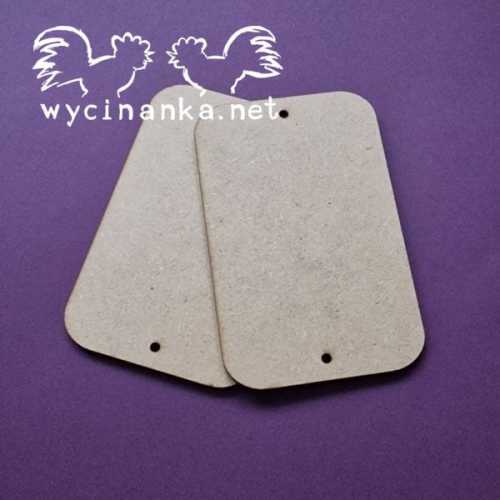 TAG SETS 6073 Zestaw plakietek HDF - 2 sztuki wzór 7