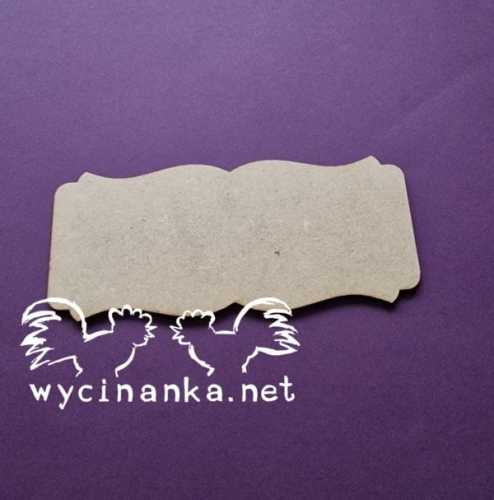 BAZY HDF - 6076 Baza, tabliczka podłużna dekoracyjna