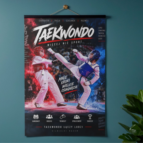 Plakat Taekwondo – dla zawodnika i fana | EKO-DECO