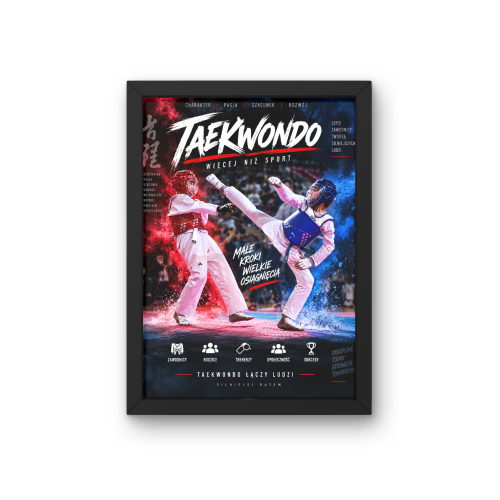 Plakat Taekwondo – dla zawodnika i fana | EKO-DECO