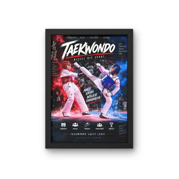 Plakat Taekwondo – dla zawodnika i fana | EKO-DECO