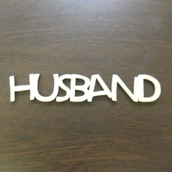 ND214 Napis HUSBAND