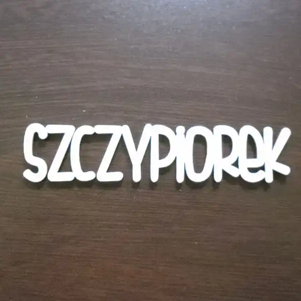 ND091 Napis szczypiorek