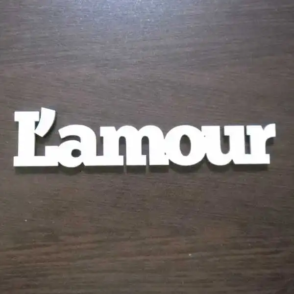 ND187 Napis L'amour