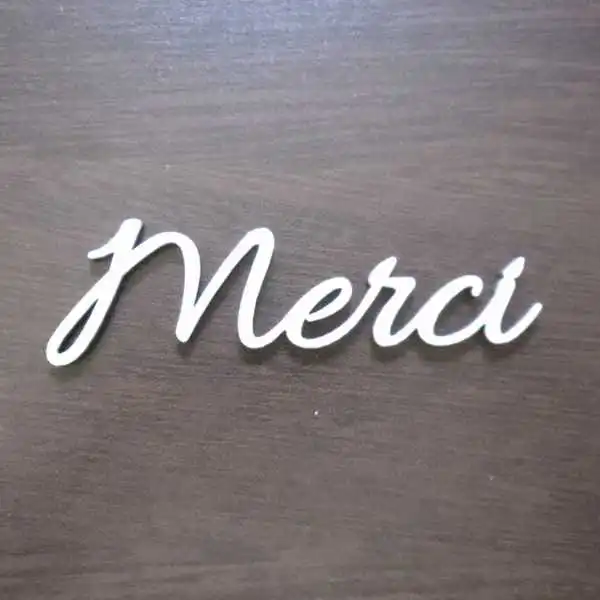 ND158 Napis Merci