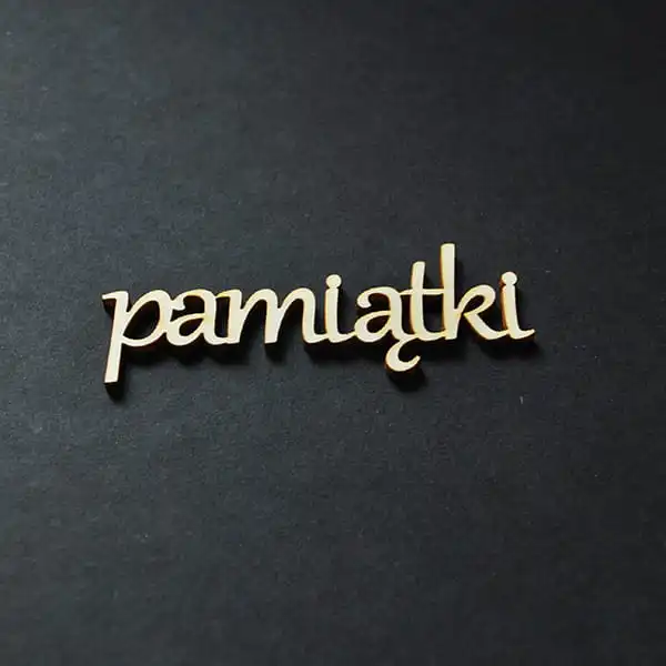 ND063-M Pamiątki- napis drewniany