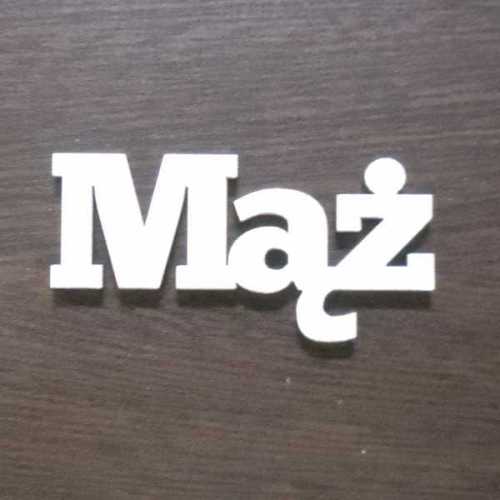 ND174 Napis Mąż