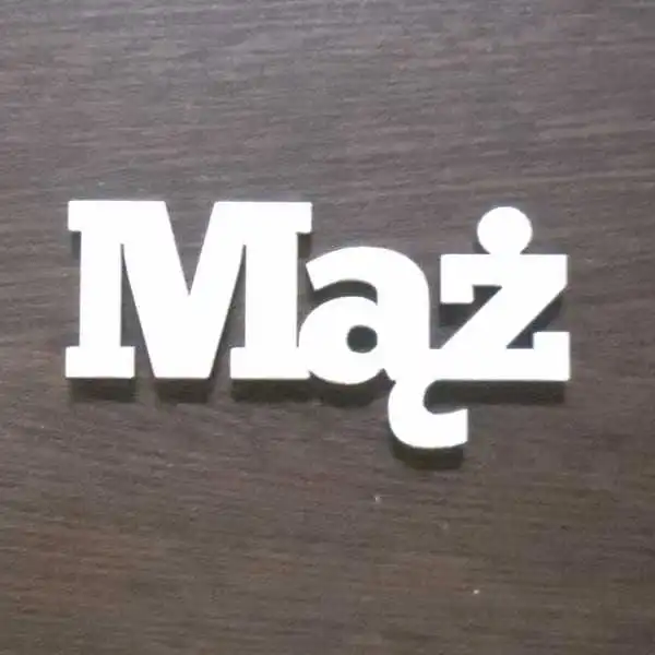 ND174 Napis Mąż