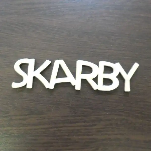 ND208 Napis SKARBY