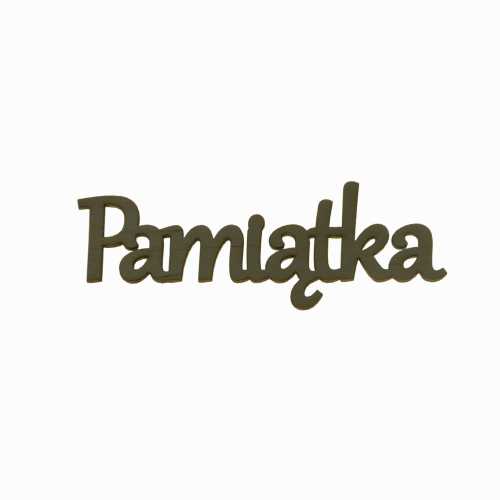 ND281 Ozdobny napis " Pamiątka "