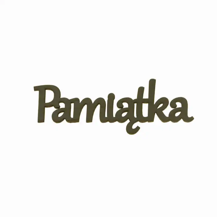 ND281 Ozdobny napis " Pamiątka "