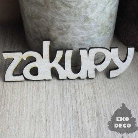 ND016-M ZAKUPY - napis