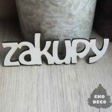 ND016-M ZAKUPY - napis