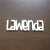 ND082 Napis LAWENDA