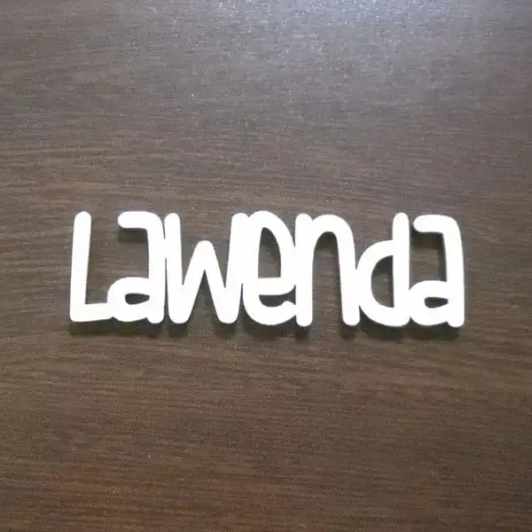 ND082 Napis LAWENDA