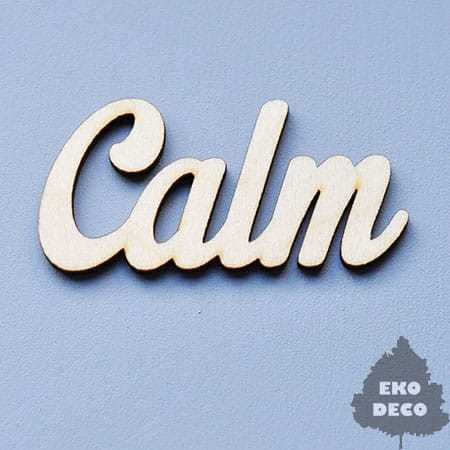 ND029-M CALM - napis decoupage