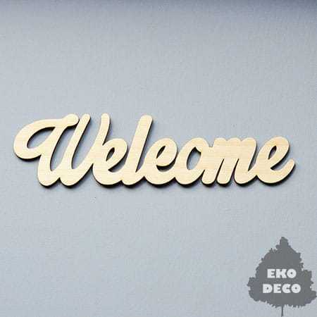 ND025 WELCOME - napis