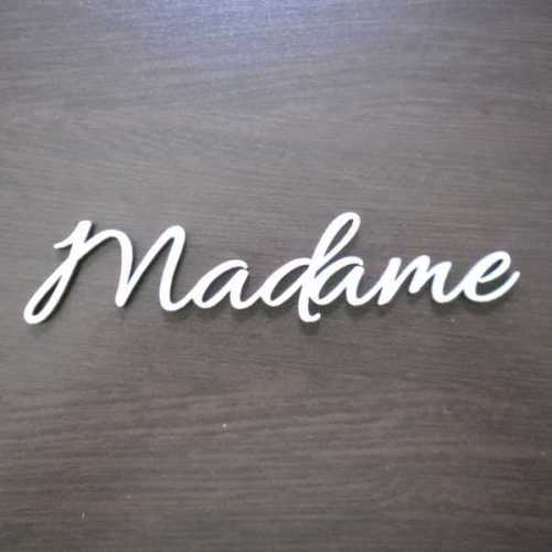 ND135 Napis Madame