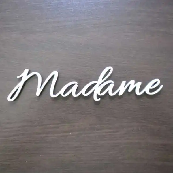 ND135 Napis Madame