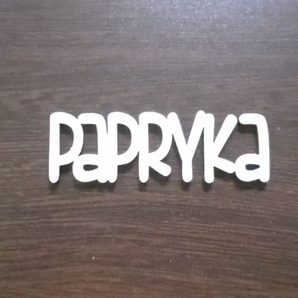 ND097 Napis papryka
