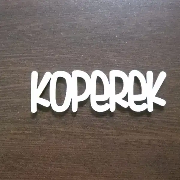 ND083 Napis KOPEREK