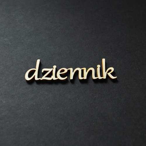 ND060-M Dznnik - napis drewniany