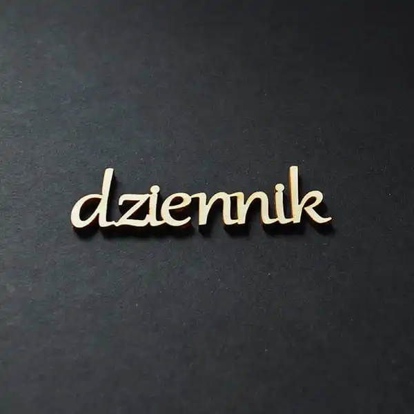 ND060-M Dznnik - napis drewniany