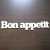 ND176 Napis bon appetit