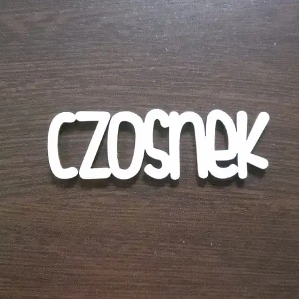 ND096 Napis czosnek