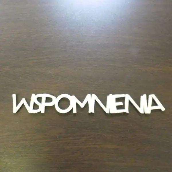 ND194-M Napis WSPOMNIENIA