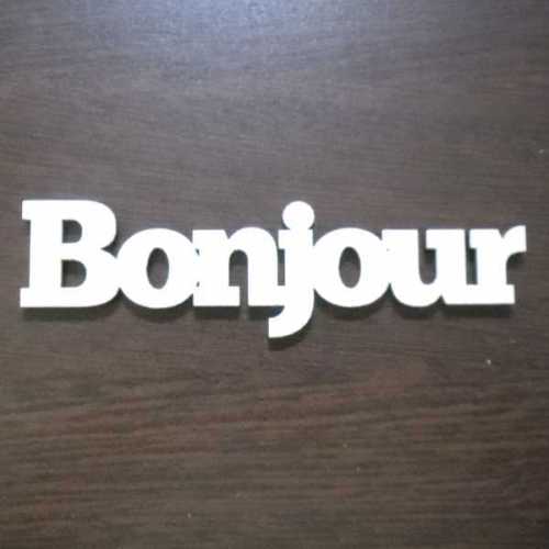 ND181 Napis Bonjour