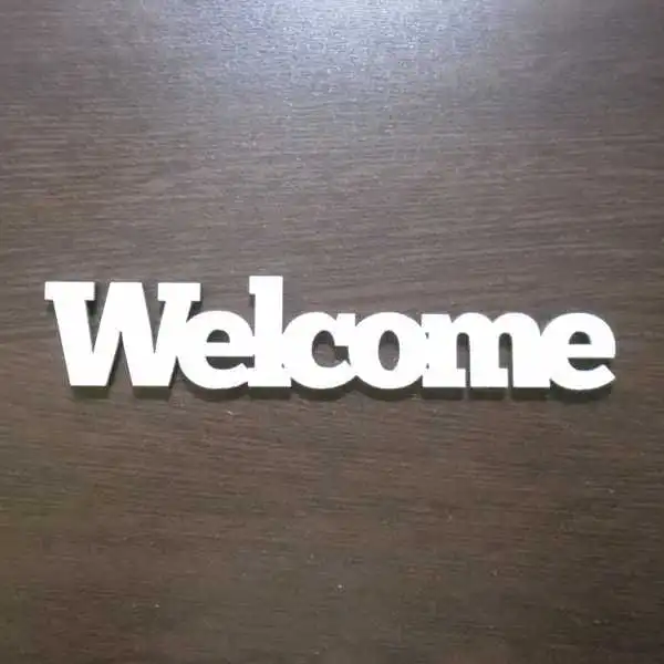ND167 Napis Welcome